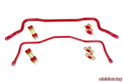 UMI Performance 1993-2002 GM F-Body Front and Rear Sway Bar Kit, Tubular Front - 211213-R