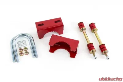 UMI Performance Aftermarket Rear End Sway Bar Installation Kit- 3" Axle Tubes - 2244-325-R