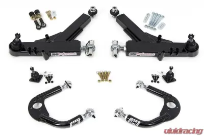 UMI Performance 1993-2002 GM F-Body Front A-Arm Kit, Road Race, Boxed Lower + Adj Upper Front - 230910-B