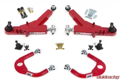 UMI Performance 1993-2002 GM F-Body Front A-Arm Kit, Road Race, Boxed Lower + Adj Upper Front - 230910-R