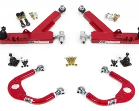 UMI Performance 1993-2002 GM F-Body Front A-Arm Kit, Double Shear Mount Boxed Lower + Adj Upper Front