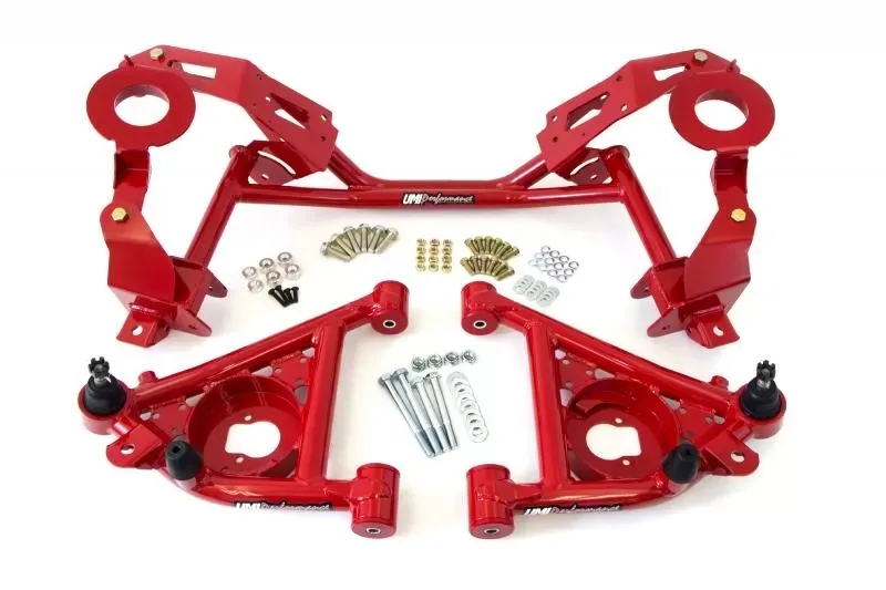 UMI Performance 1982-1992 GM F-Body Tubular K-member & A-arm Package, Factory Springs Front - 240131-R