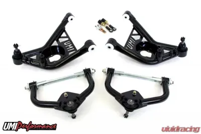 UMI Performance 1970-1981 GM F-Body Front A-arm Kit, Delrin Bushings, Tall Ball Joints - 265253-1-B