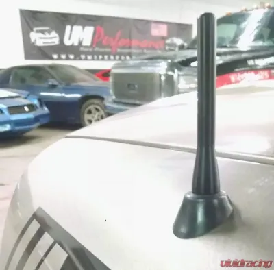 UMI Performance 1982-2002 Chevrolet Camaro Short Antenna, Aluminum, Black Chevrolet Camaro 1982-2002 - 2996