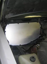 UMI Performance Black Powder Coat AC/Heater Box Delete Panel GM G-Body 1978-1987                                     - 3030-B - Image 2