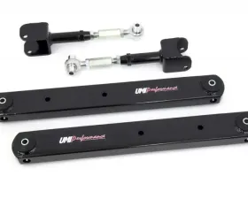UMI Performance 1964-1967 GM A-Body Rear Control Arm Kit, Fully Boxed Lowers, Adjustable Uppers