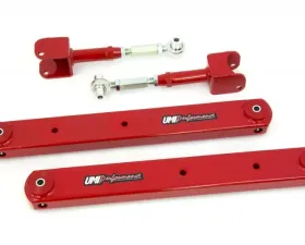 UMI Performance 1964-1967 GM A-Body Rear Control Arm Kit, Fully Boxed Lowers, Adjustable Uppers