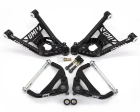 UMI Performance 1964-1972 GM A-Body Tubular Upper & Lower Front A-Arm Kit- Delrin Bushings
