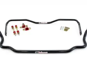 UMI Performance Black Solid Front and Rear Sway Bar Kit  GM A-Body1964-1972