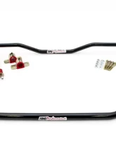 UMI Performance Black Solid Front and Rear Sway Bar Kit  GM A-Body1964-1972                                     - 403534-B - Image 6