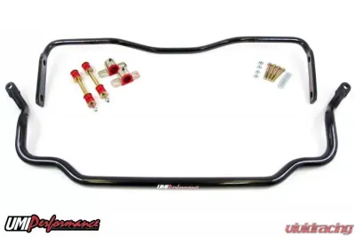 UMI Performance 1978-1988 GM G-Body Solid Front & Rear Sway Bar Kit - 303534-B