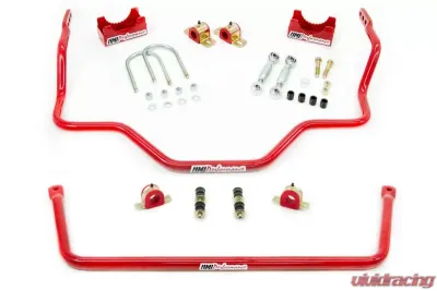 UMI Performance 1973-1987 GM C10 Front and Rear Sway Bar Kit Chevrolet C/K 10 1973-1974 - 644043-R
