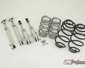 UMI Performance 1964-1966 GM A-Body Shock/Spring Lowering Kit, Double Adj. Shocks