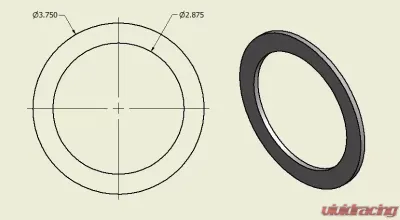 UMI Performance 1/8" Spring Spacer GM Body 1967-1988 - 90062
