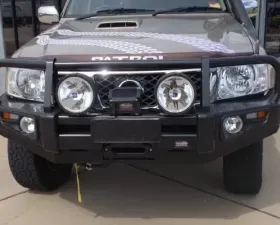 Dobinsons 4x4 Classic Black Deluxe Bullbar Nissan Patrol Y61 GU Wagon 2004+