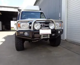 Dobinsons 4x4 Stainless Loop Deluxe Bullbar Toyota Land Cruiser 76 78 79 Series 7-18