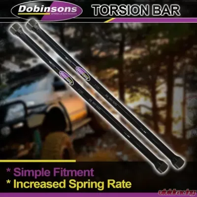 Dobinsons Heavy Duty Torsion Bars Mahindra Scorpio 4x4 2.5L 2008+ - TB38-1673