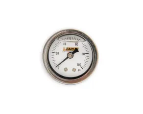 Earl's Performance OIL FILLED 100 PSI PRESS. GAUGE