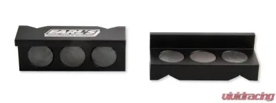 Earl's Performance 4" BLACK ALUMINUM VISE JAWS - 1004ERL