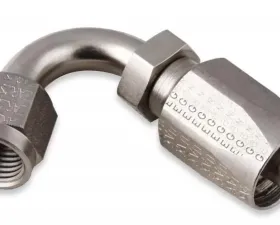 Earl's Performance -6 120 DEG. JIC HOSE END - NICKEL PLATED