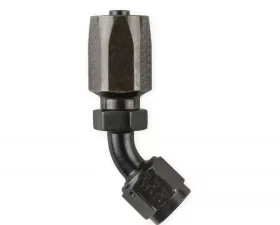 Earl's Performance -6 45 DEG. JIC HOSE END BLACK CHROMATE