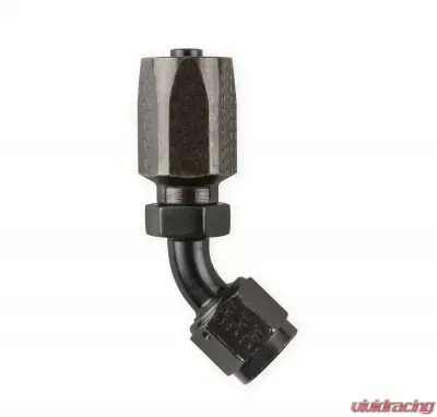 Earl's Performance -6 45 DEG. JIC HOSE END BLACK CHROMATE - 154606ERL
