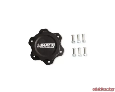 Earl's Performance BILLET FUEL CELL CAP W/6 BOLT FLANGE - 166016ERL