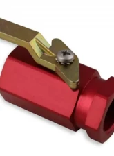 Earl's Performance SHUT OFF VALVE 3/8 NPT 3/8 NPT AL - RED                                     - 230500ERL - Image 4