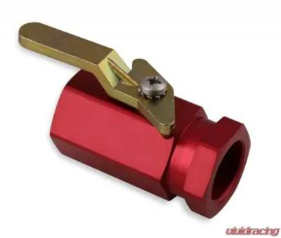 Earl's Performance SHUT OFF VALVE 3/8 NPT 3/8 NPT AL - RED - 230500ERL
