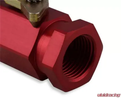 Earl's Performance SHUT OFF VALVE 3/8 NPT 3/8 NPT AL - RED - 230500ERL