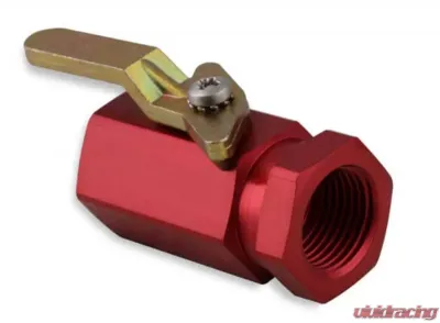 Earl's Performance SHUT OFF VALVE 3/8 NPT 3/8 NPT AL - RED - 230500ERL