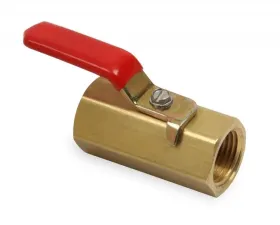 Earl's Performance 3/8 NPT BRASS SHUT OFF VALVE