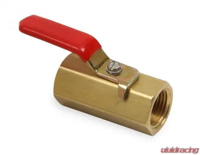 Earl's Performance 3/8 NPT BRASS SHUT OFF VALVE - 230509ERL