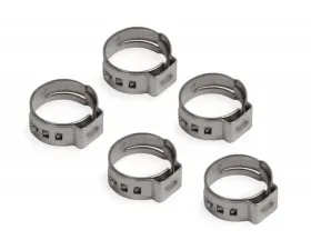 Earl's Performance 5/16 VAPOR GUARD HOSE CLAMP 1 EAR CRIMP TYPE