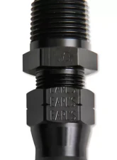Earl's Performance BLACK ANO ADAPTER, 3/8 HARD LINE TO 3/8 NPTF                                     - AT165206ERL - Image 2