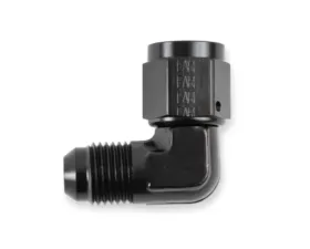 Earl's Performance BLACK ANO -6 90 DEG MALE TO FEMALE SWIVEL
