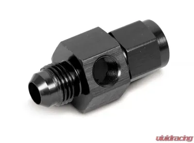 Earl's Performance BLACK ANO -6 MALE TO -6 FEMALE GAGE ADAPTER - AT100199ERL