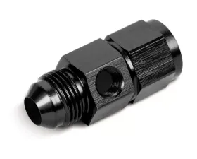 Earl's Performance BLACK ANO -8 MALE TO -8 FEMALE GAGE ADAPTER