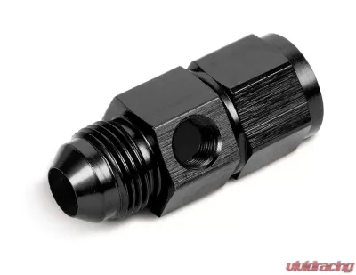 Earl's Performance BLACK ANO -8 MALE TO -8 FEMALE GAGE ADAPTER - AT100200ERL