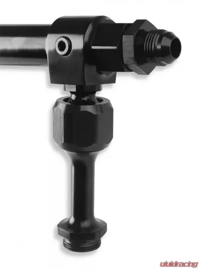 Earl's Performance FUEL LOG BLACK W/ 7/8-20 SWIVEL -8 AN - AT105008ERL