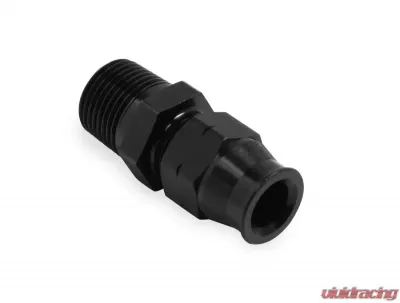 Earl's Performance BLACK ANO ADAPTER, 3/8 HARD LINE TO 3/8 NPTF - AT165206ERL