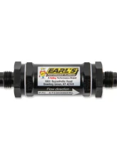 Earl's Performance BLACK ANO -6 AN 85 MIC SCREEN FUEL FILTER                                     - AT230206ERL - Image 2