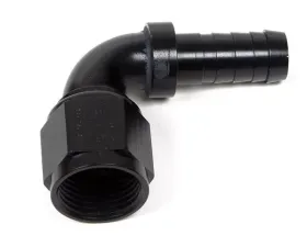Earl's Performance -8 90DEG. BLACK ANO AUTO-CRIMP