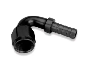 Earl's Performance -6 150 DEG BLACK ANO AUTO-CRIMP