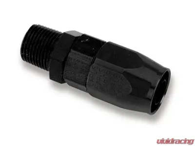 Earl's Performance BLACK ANO ST. 1/4" NPT TO -6 HOSE - AT820106ERL