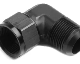 Earl's Performance BLACK ANO -16 90 DEG MALE TO FEMALE SWIVEL