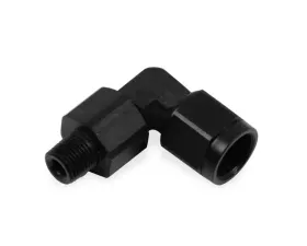 Earl's Performance BLACK ANO 90 DEG -6 FEMALE TO 1/4