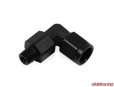 Earl's Performance BLACK ANO 90 DEG -6 FEMALE TO 12MM X 1.25 SWIVEL - AT923191ERL