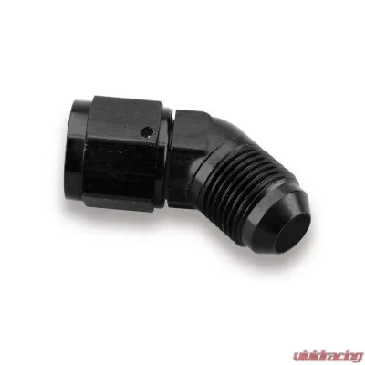 Earl's Performance BLACK ANO -10 45 DEG MALE TO FEMALE SWIVEL - AT924110ERL