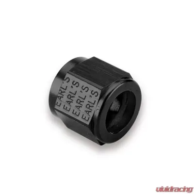 Earl's Performance BLACK ANO -12 TUBE NUT - AT981812ERL
